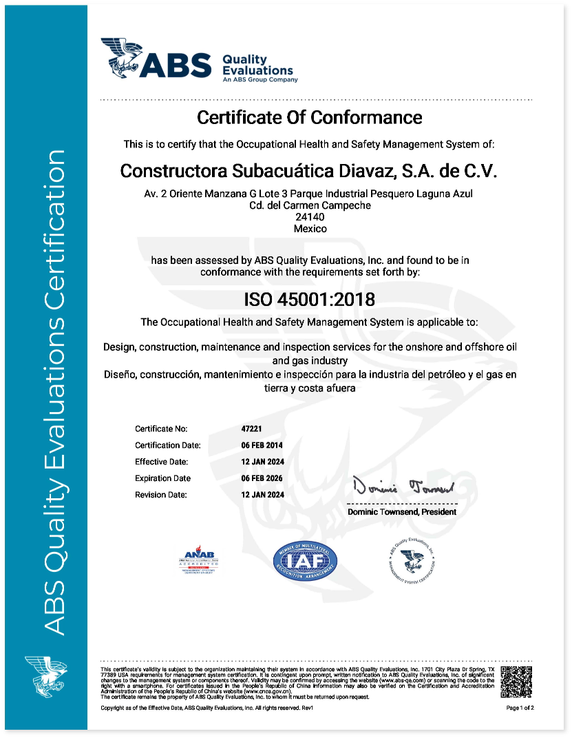 ISO 45001:2018